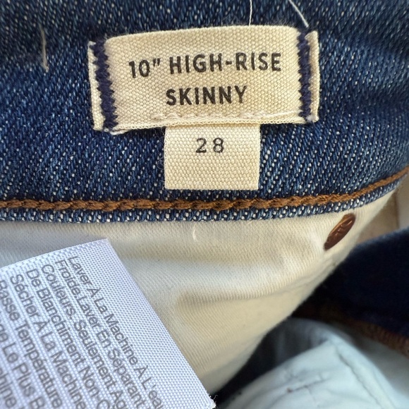 Madewell 10" High-Rise Skinny Jeans W-971 Size 28 - Picture 11 of 14